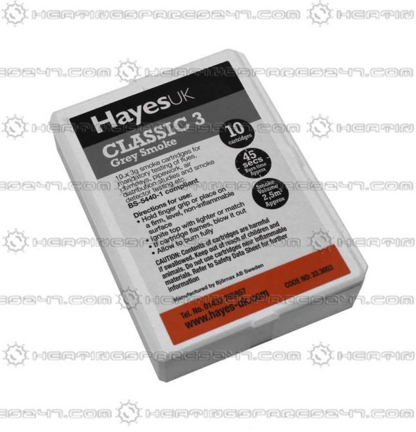 Hayes 3 Smoke Cartridge 10 Pack 33.3003