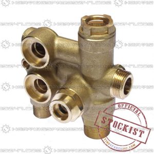 Potterton 3 Way Valve Assembly With Bypass 7224763