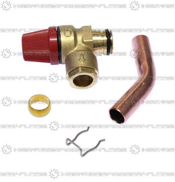 Remeha Safety Pres. Releif Valve + Pipe 720481601