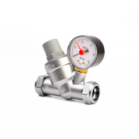 Inta Pressure Reducing Valve 22mm with Gauge & Filter 22332210.1
