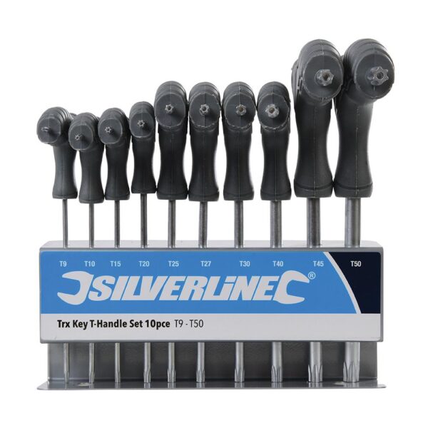 Silverline Trx Key T-Handle Set 10pce 328015 - Image 2