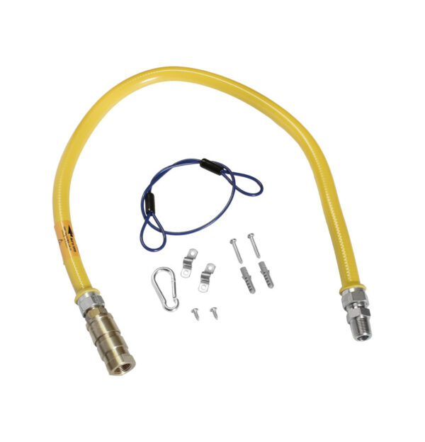 Dormont Quick Release Gas Hose - 1/2in x 1M 2650NPVF36