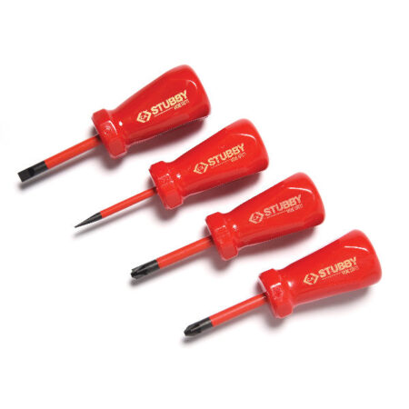C.K Stubby VDE Slim Screwdriver Set/4 T48349