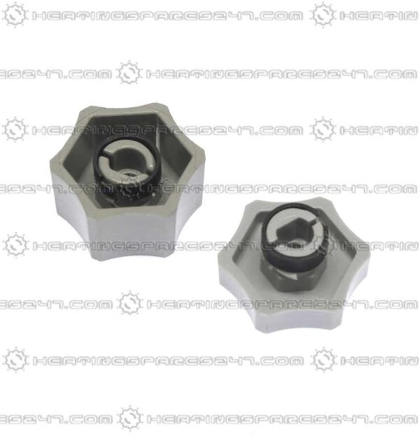 Worcester Valve Spindle Knob Assembly- Grey 87161211090 - Image 2
