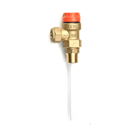 Inta Temp & Pressure Valves 1/2" M X 15mm 10 Bar (Short Probe) - TP220105010