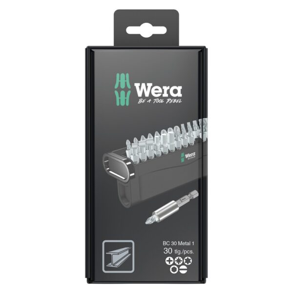 Wera Bit-Check 30 Metal 1 SB, 30 pieces 05057440001