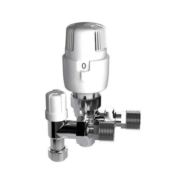 Inta I-Therm 10/8mm White TRV and Lockshield 108TWINA