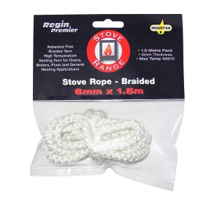 Regin Stove Rope - Braided 6mm x 1.5m REGST32