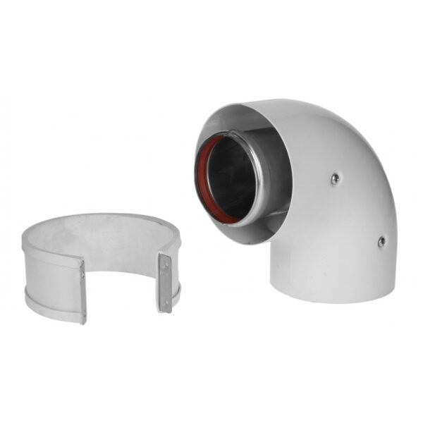 Vokera 90° Flue Elbow (Non Condensing) 20163333