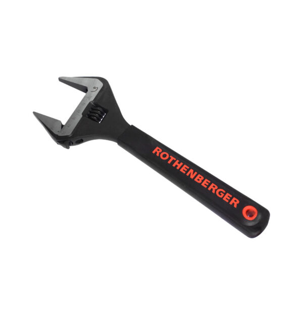 Rothenberger Adjustable Wide Jaw Wrench With Jaw Protectors 10" 70461