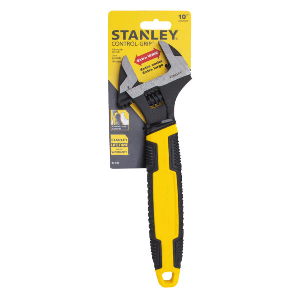 Stanley 10 Inch Adjustable Wrench 90-949 - Image 2