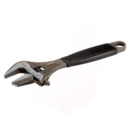 Bahco 8 inch Central Nut Reversible Extra Wide Opening Jaw Adjustable Wrench 9031P