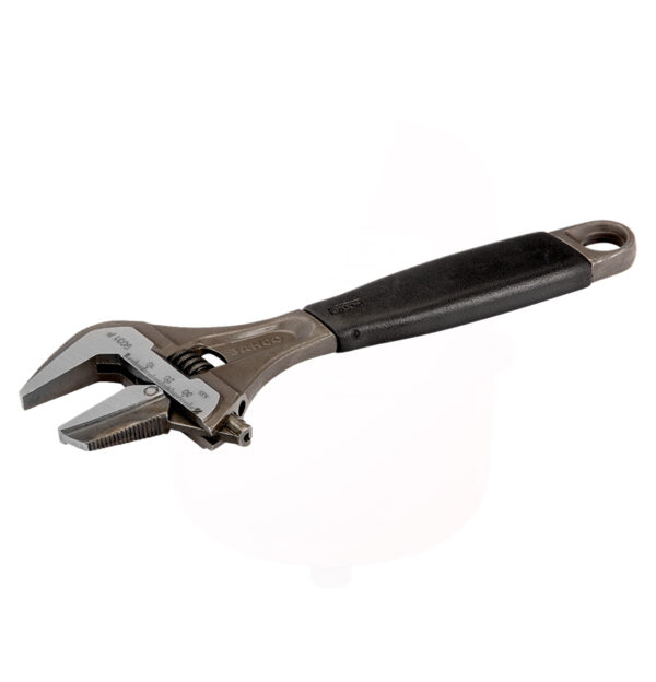 Bahco 8 inch Central Nut Reversible Extra Wide Opening Jaw Adjustable Wrench 9031P