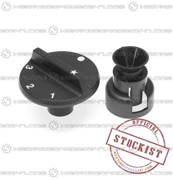 Baxi Knob Gas Tap Control Assy LFE3 090159