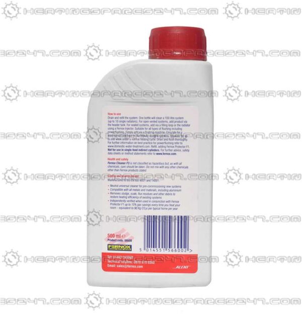 Fernox Central Heating Cleaner 500ml 56600 - Image 2