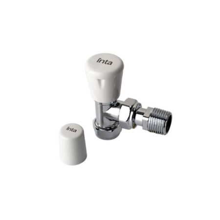 Inta 15mm Manual Angled Radiator Valve MRV15