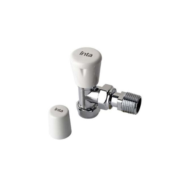 Inta 15mm Manual Angled Radiator Valve MRV15