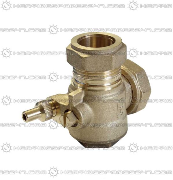 Remeha Valve Tap For 22mm Flow & Return 720543401 - Image 2