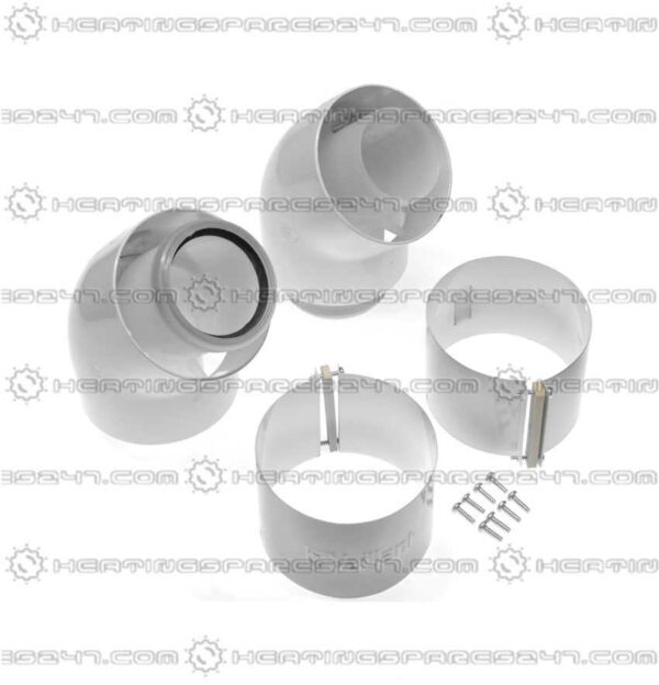 Vaillant 45 Deg Elbow (Pair) 303911