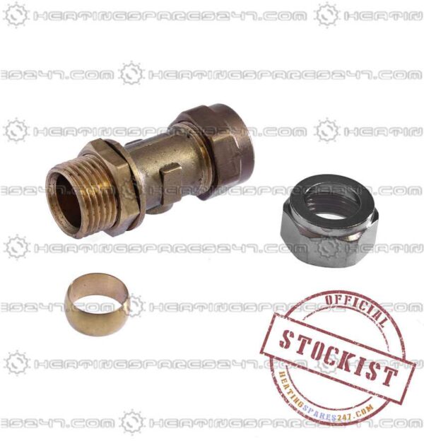 Worcester Isolator Valve 15mm-One C/Nut 87161424180