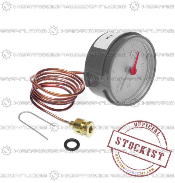 Worcester Pressure Gauge 4 BAR Dark Grey 87161423000