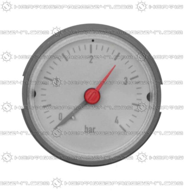 Worcester Pressure Gauge 4 BAR Dark Grey 87161423000 - Image 2