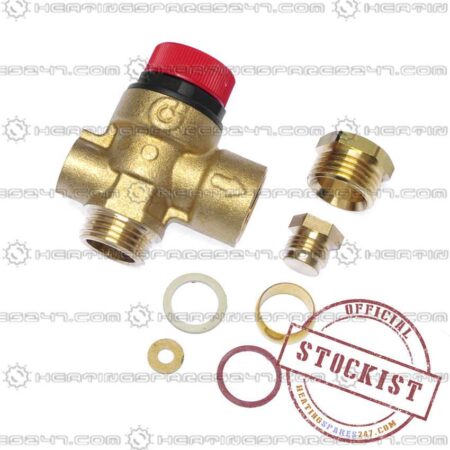 Worcester Pressure Relief Valve 1/2 x15mm x 1/8 (PRV) 87161424160