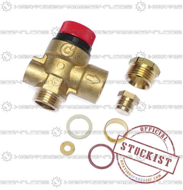 Worcester Pressure Relief Valve 1/2 x15mm x 1/8 (PRV) 87161424160