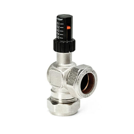 Inta 22mm Bypass Valve Angled ABPA401022