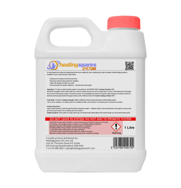 Heatingspares247.com Descaler HS2 - Image 2