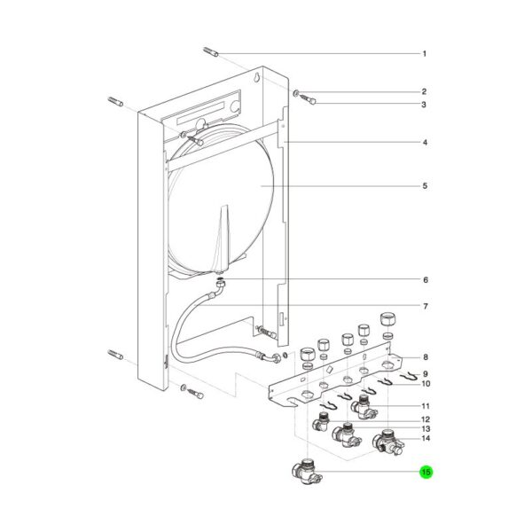 Intergas Flow Valve 842267 - Image 2