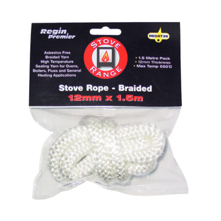 Regin Stove Rope - Braided 12mm x 1.5m REGST36